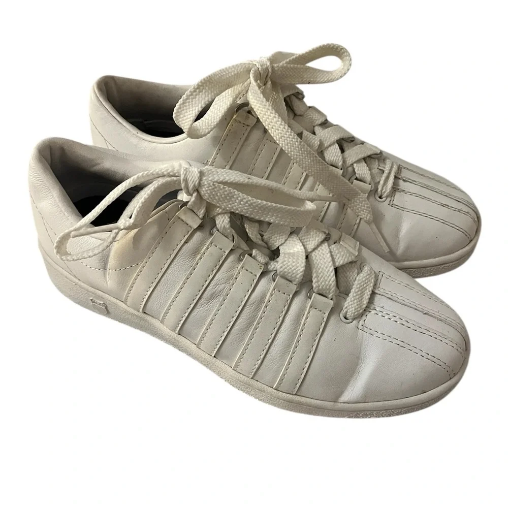 K-Swiss Women's White Low-Top Sneakers